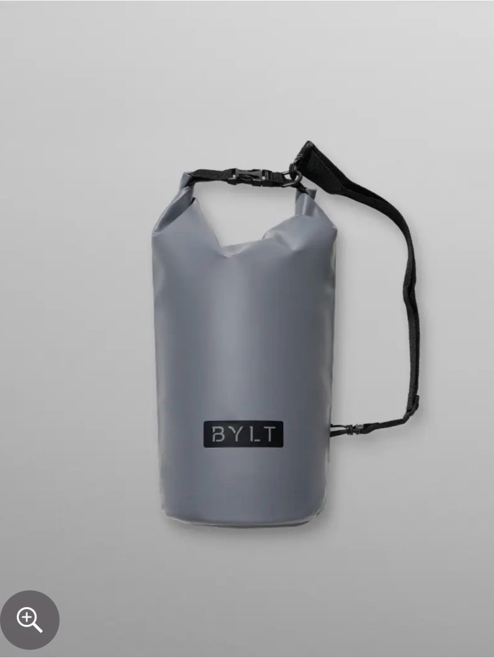 BYLT Basics Charcoal Roll-Top Dry Duffel Bag